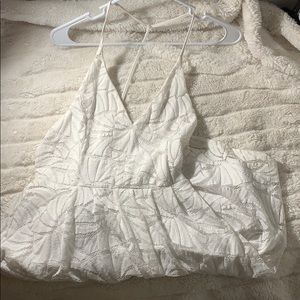 Beautiful open back dress.